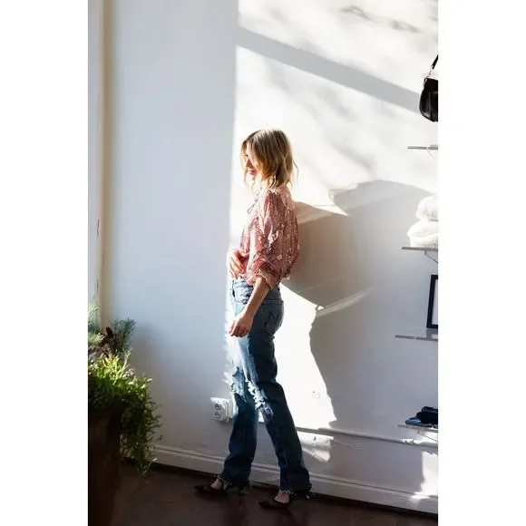 NWT Mother Denim Trickster Skimp Fray Jeans Size 29 - Picture 5 of 9